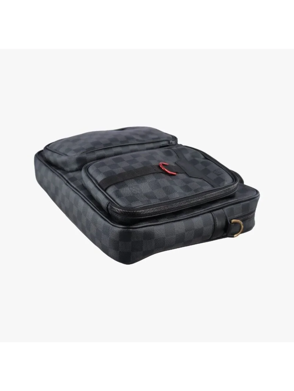 Louis Vuitton Utility Business Black Damier Graphite Tote